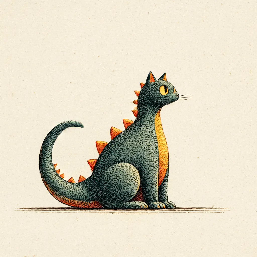 dinosaur cat