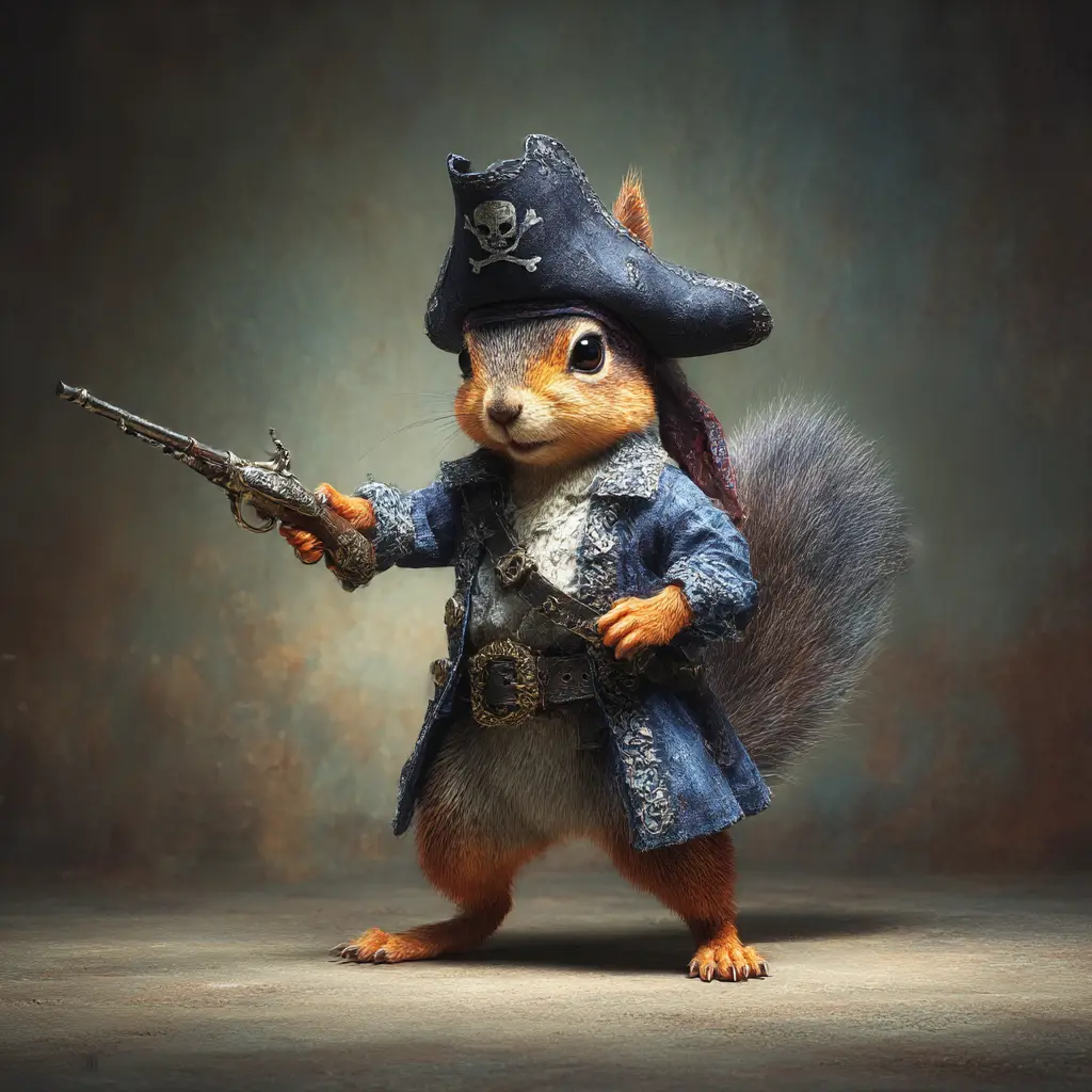 pirate squirrel